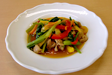 豚肉と彩り野菜の炒めもの