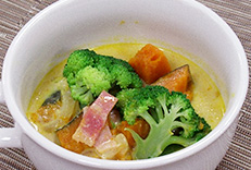 かぼちゃの味噌クリームスープ