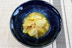 白菜とツナのみそ煮